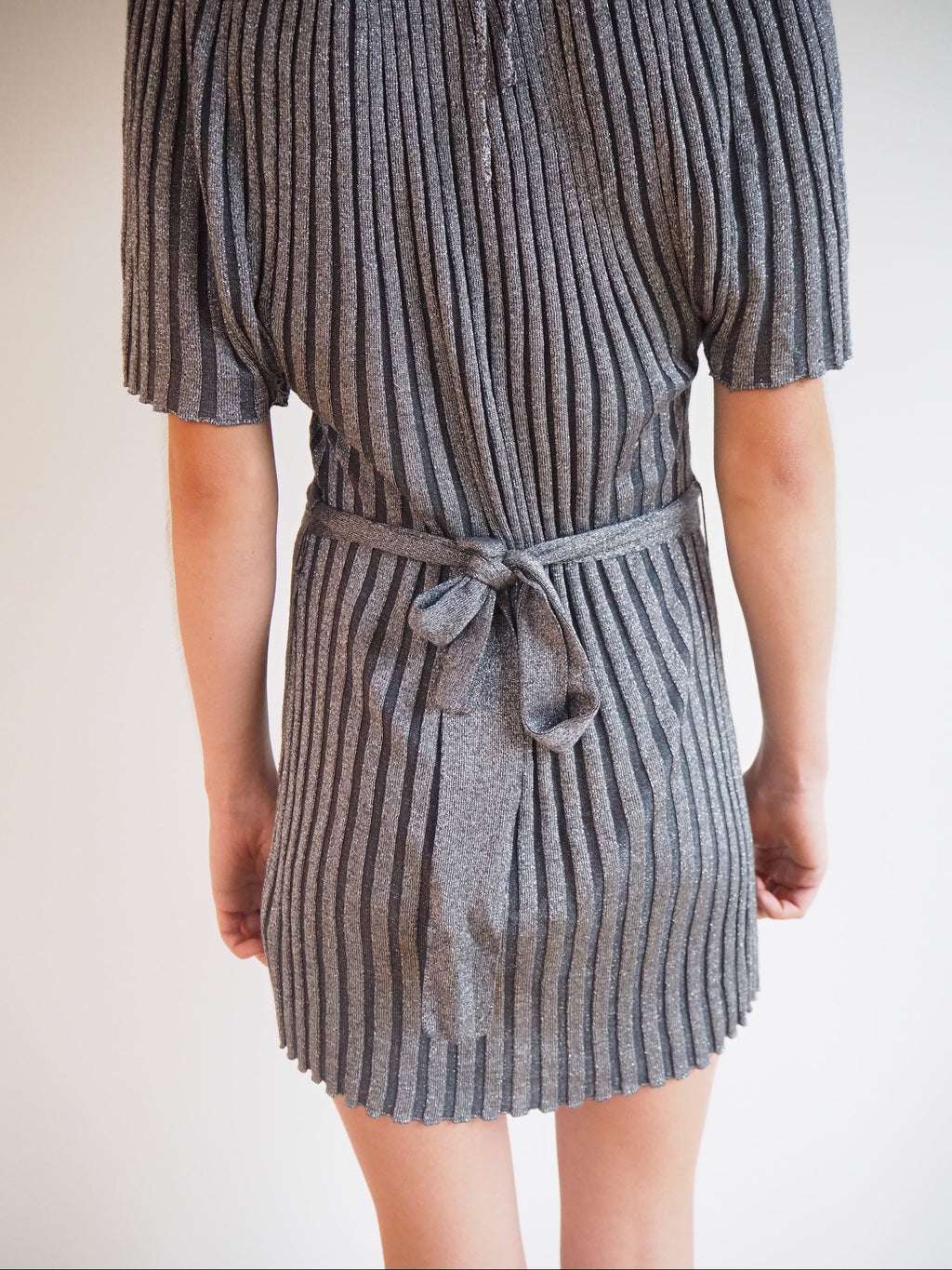 Stiped glitter dress