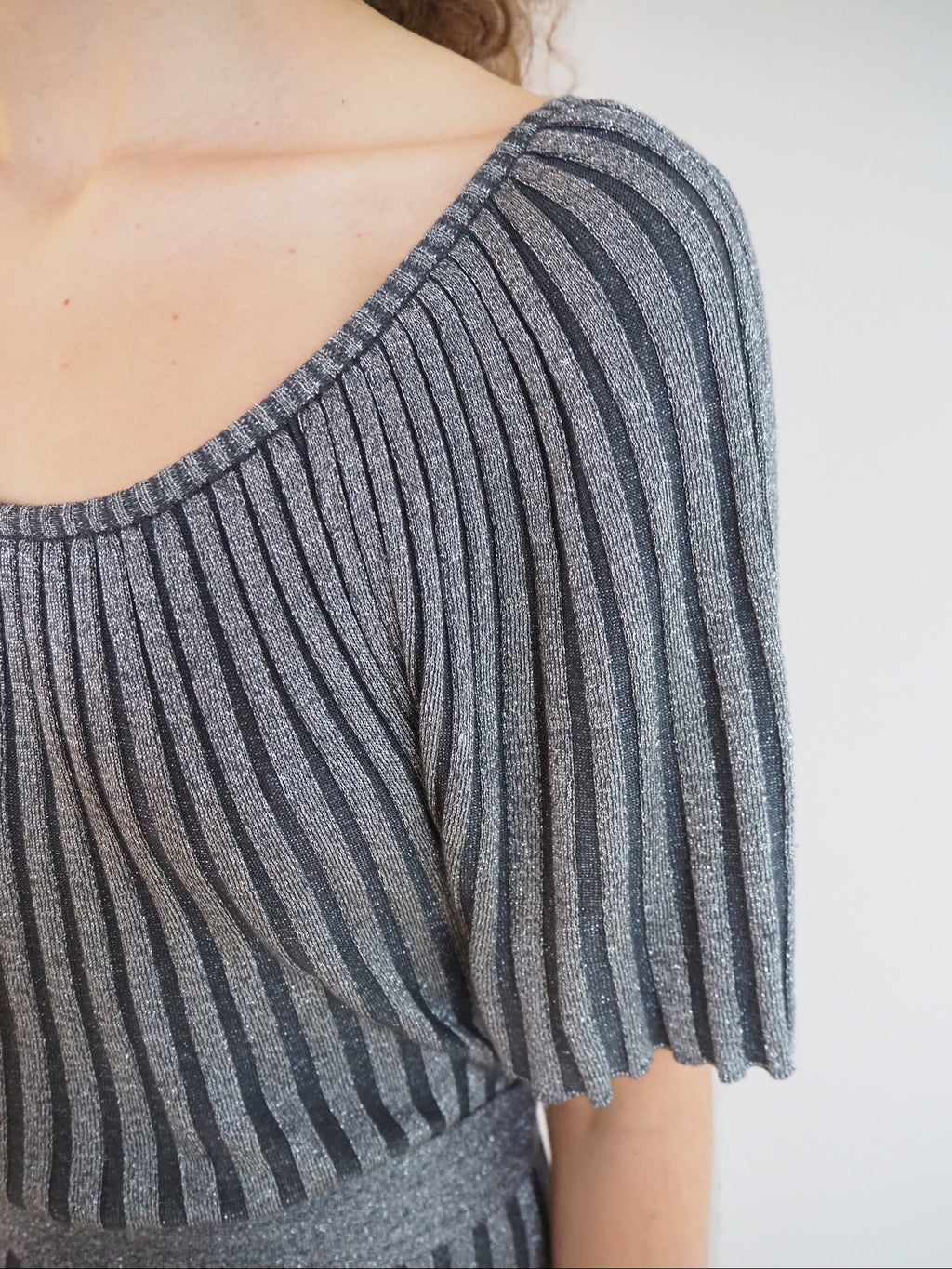 Stiped glitter dress