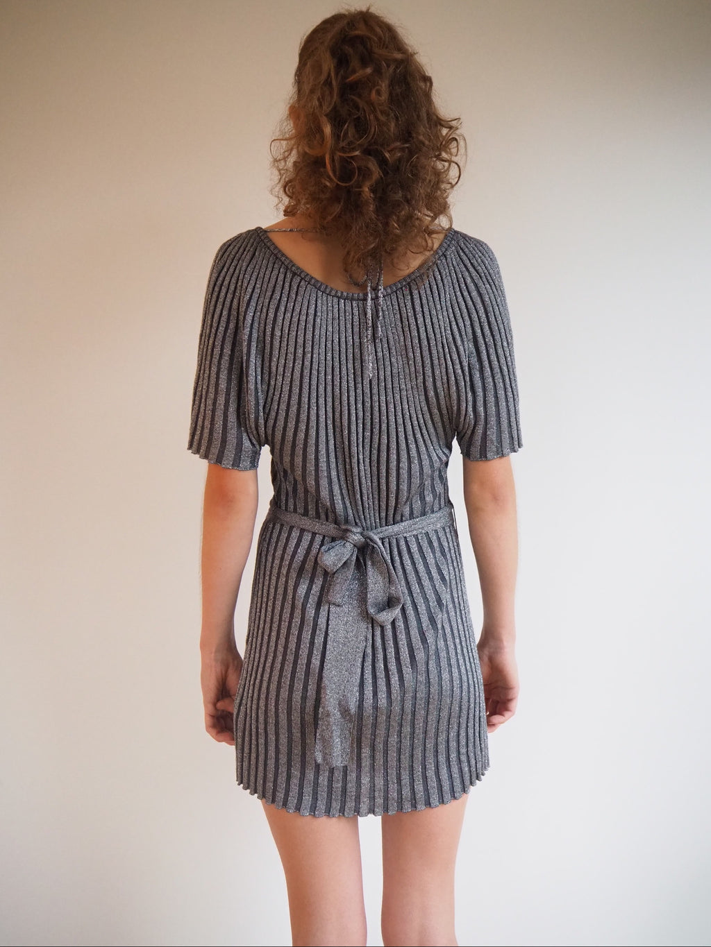 Stiped glitter dress