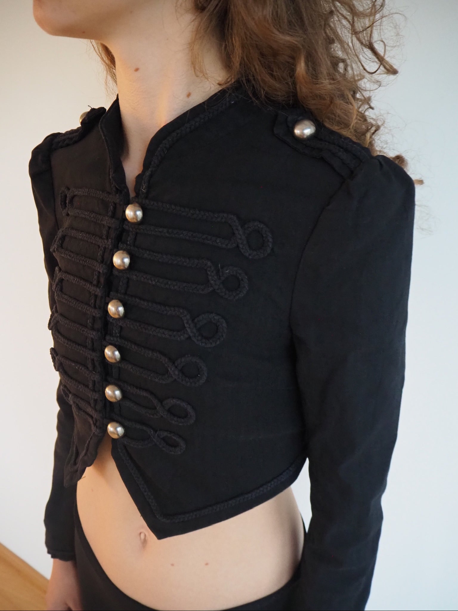 Cropped military jacekt