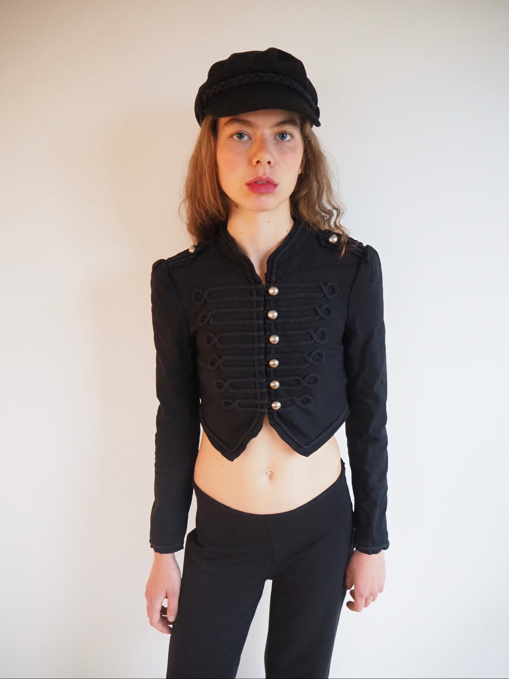 Cropped military jacekt