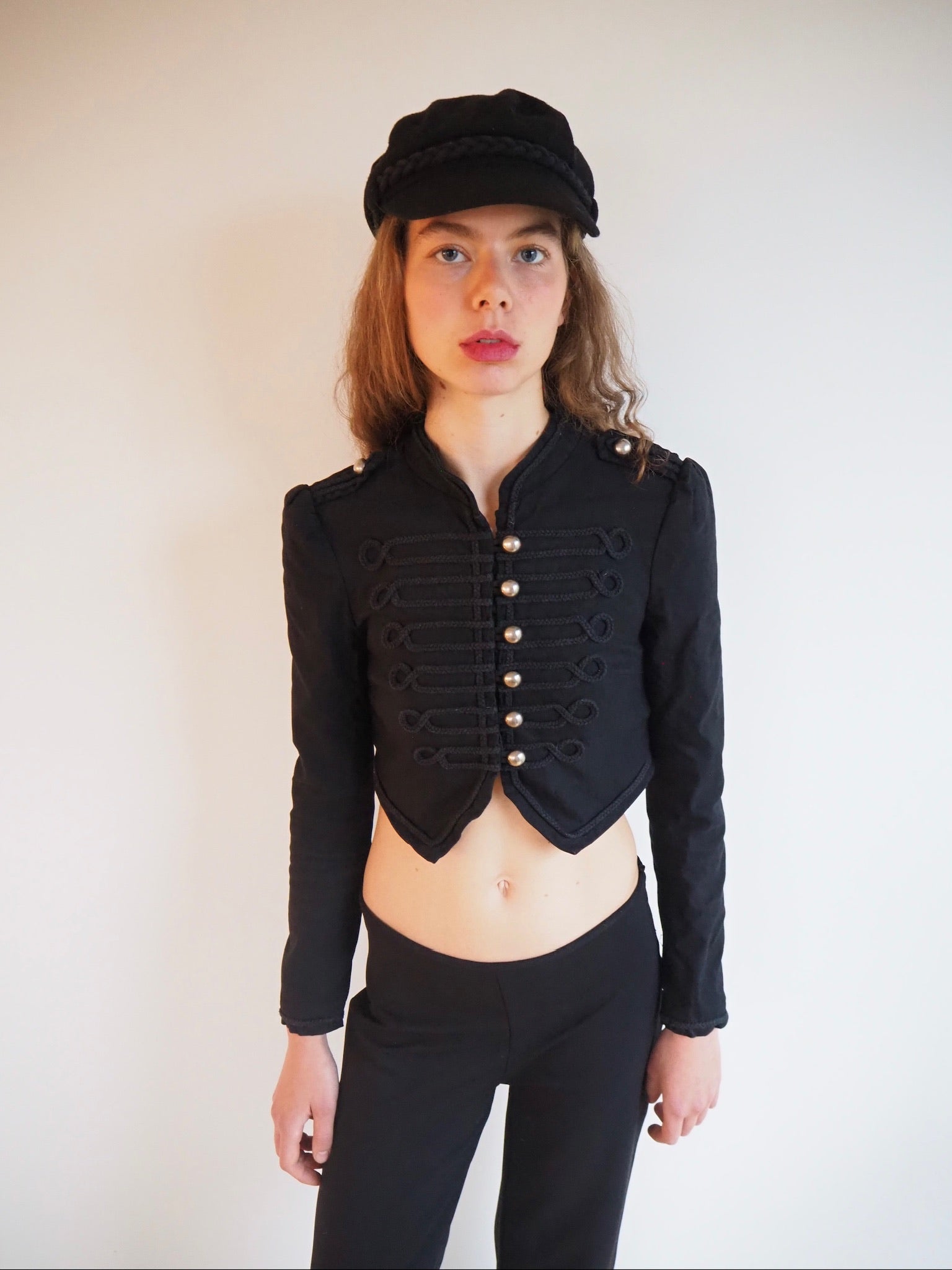 Cropped military jacekt