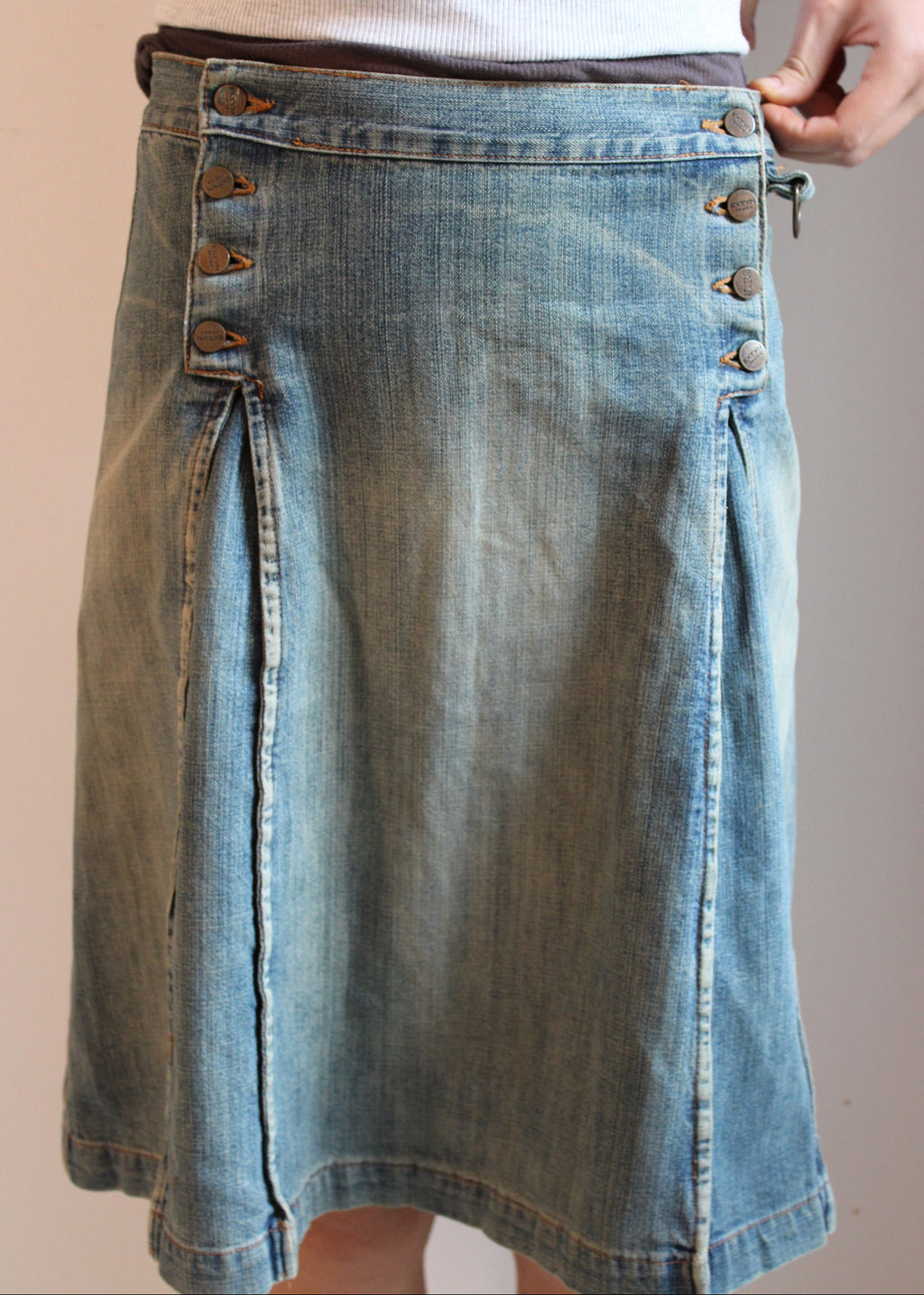 Denim skirt
