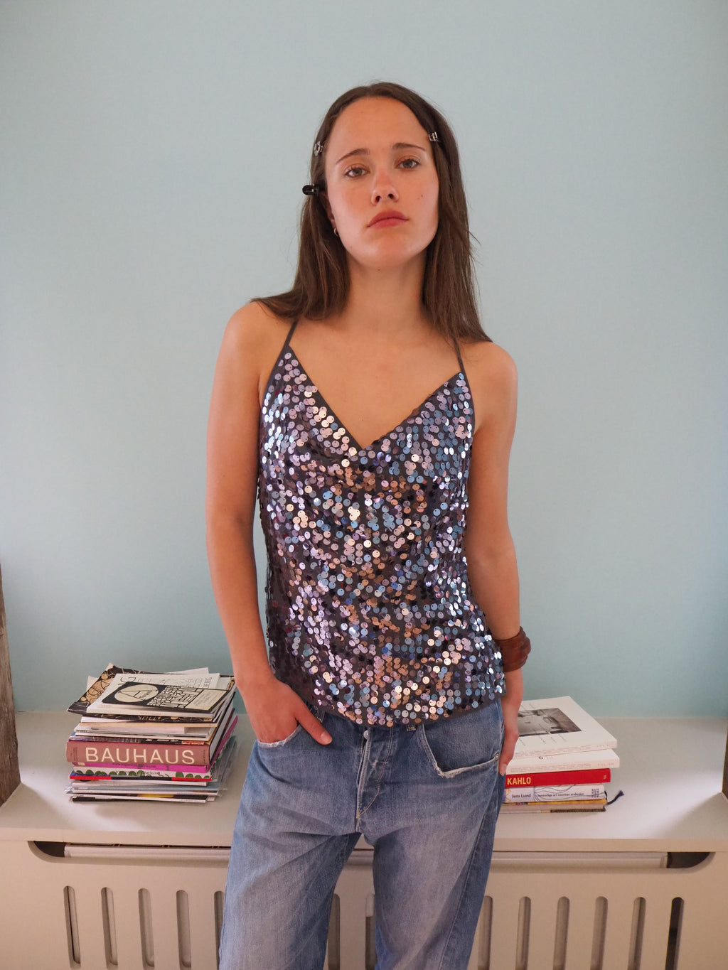 Sequin top